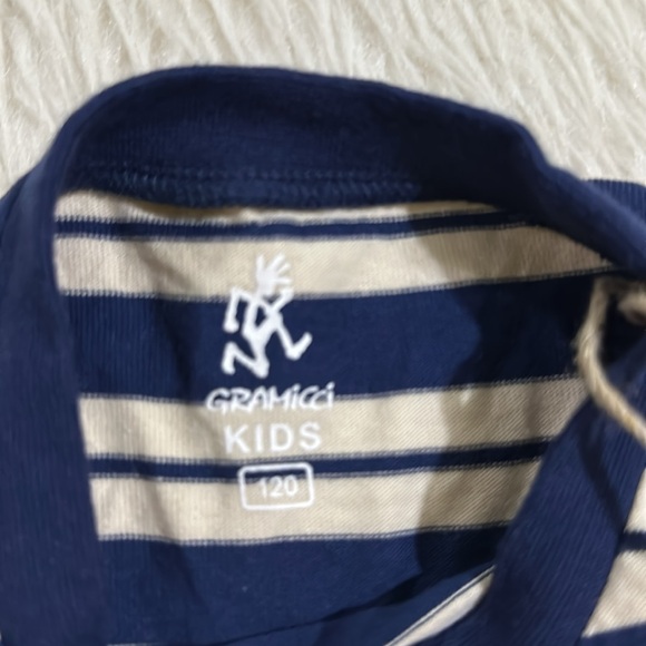Gramicci kids blue striped boy toddler t shirt new without tag - Picture 3 of 6
